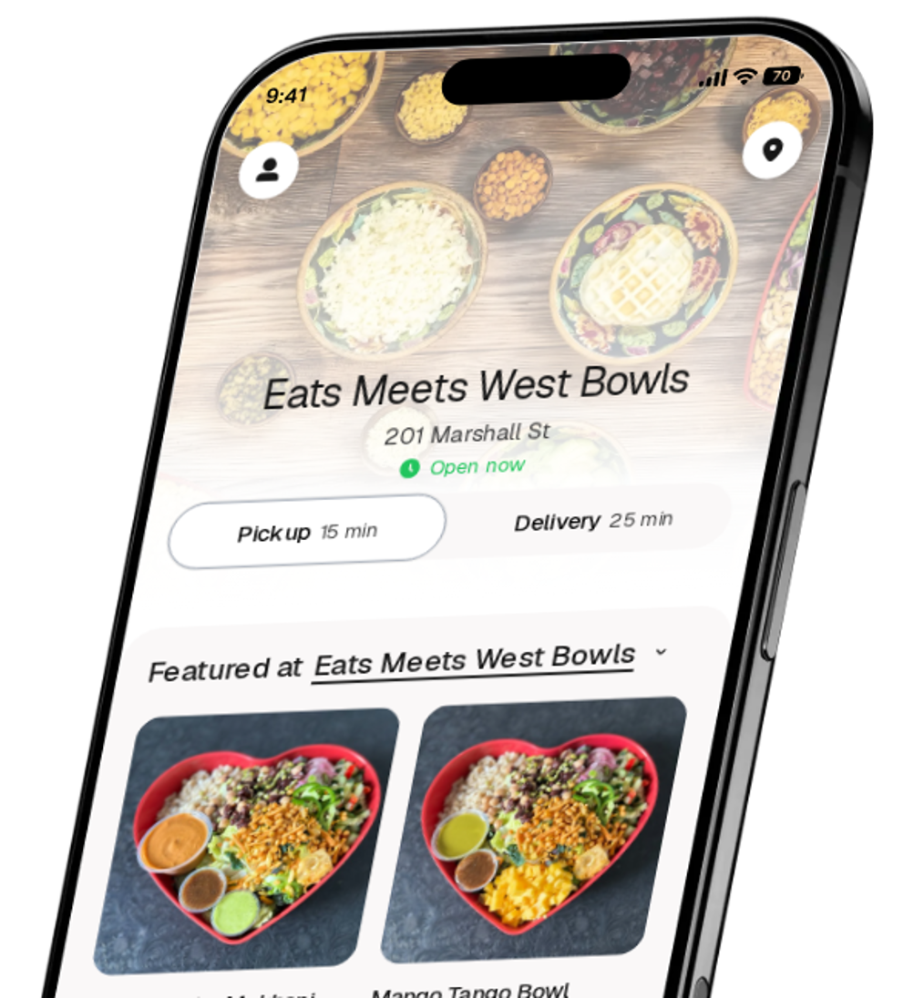 Eats Meets West Bowls app preview
