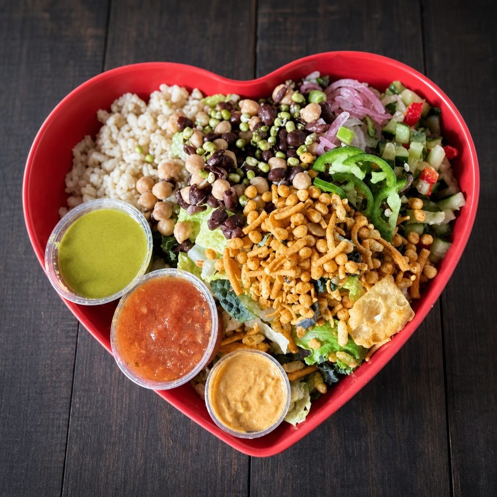 South of the Border Rice & Salad Bowl.