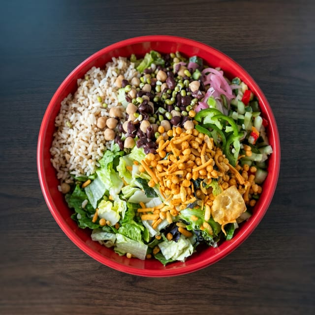All about the Makhani Rice & Salad Bowl.